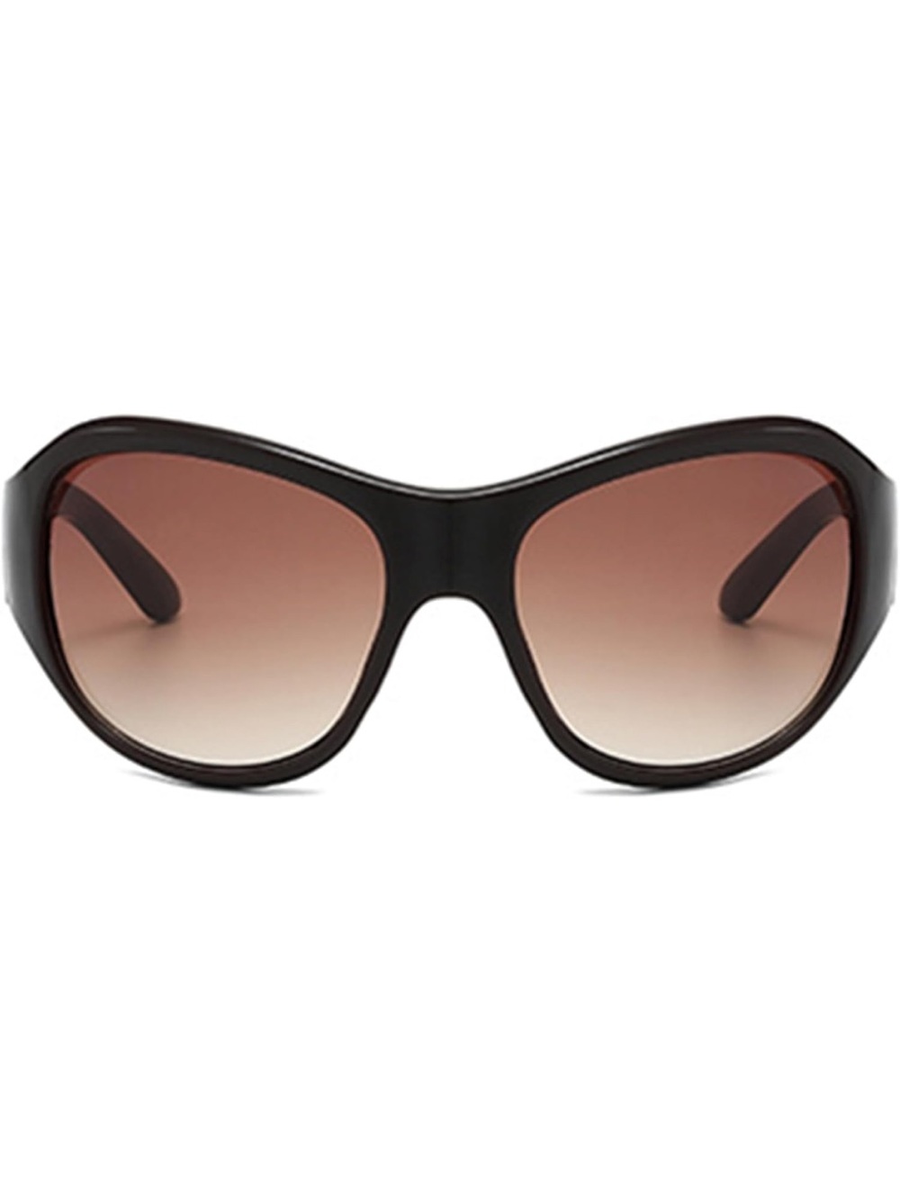 Women’s Oversized Gradient Brown Sunglasses